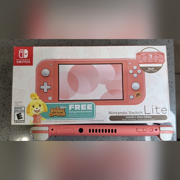 Nintendo Switch Lite Pink Handheld Console - Picture 6 of 6